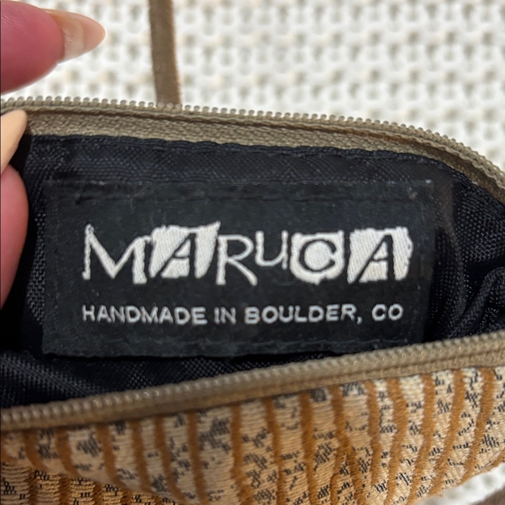 Maruca Tiny Patterned Crossbody Bag In Brown And … - image 4